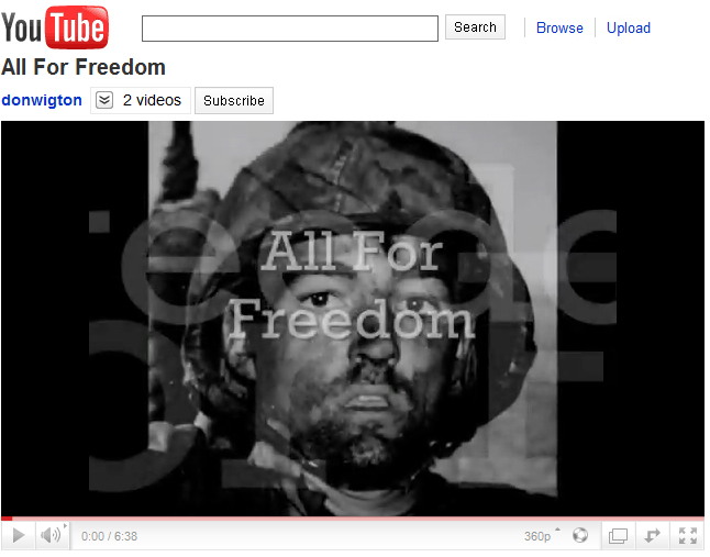 YouTube All for Freedom - Find the Cost of Freedom